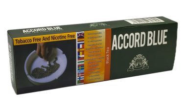 Accord Blue [ Black Tea ] Cigarettes,10Box/20 200 Herbal Cigarettes