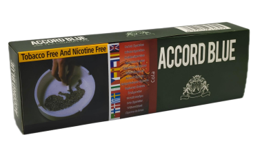 Accord Blue [ Cola ] Cigarettes,10Box/20 200 Herbal Cigarettes