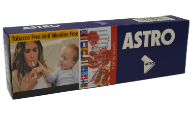 Astro [ Pomegranate ] Cigarettes,10Box/20 200 Herbal Cigarettes