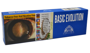 Basic [ Coconut ] Evolution Cigarettes,10Box/20 200 Herbal Cigarettes