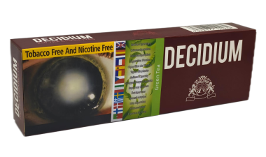 Decidium [ Green Tea ] Cigarettes,10Box/20 200 Herbal Cigarettes