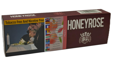 Honeyrose [ Peach ] Cigarettes,10Box/20 200 Herbal Cigarettes
