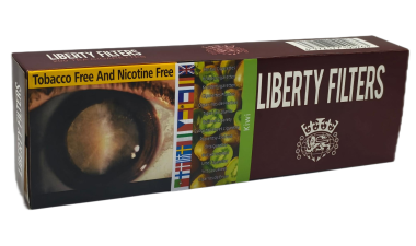 Liberty Filters [ Kiwi ] Cigarettes,10Box/20 200 Herbal Cigarettes