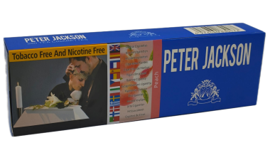 Peter Jackson [ Peach ] Cigarettes,10Box/20 200 Herbal Cigarettes