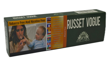 Russet Vogue [ Black Tea ] Cigarettes,10Box/20 200 Herbal Cigarettes
